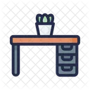 Escritorio De Trabajo Mesa De Computadora Escritorio Icon