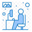 Escritorio de trabajo  Icon