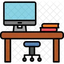 Escritorio de trabajo  Icono