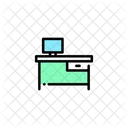 Escritorio Mesa De Computadora Escritorio De Computadora Icon