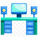 Escritorio Escritorio De Computadora Monitor Icon