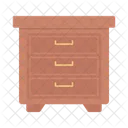Escritorio Gabinete Interior Icono