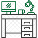 Escritorio Computadora Oficina Icon