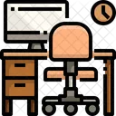 Escritorio de computadora  Icono