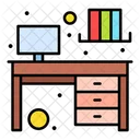 Escritorio de computadora  Icono