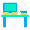 Escritorio Escritorio De Libros Mesa Icon