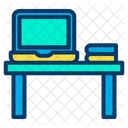 Escritorio Escritorio De Libros Mesa Icon