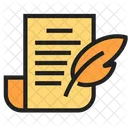 Escribir Escribir Pluma Icon