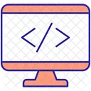 Escribir código de programación  Icono
