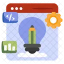 Escritura Creativa Idea Creativa Idea De Escritura Icono
