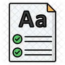 Escritura En Papel Icono