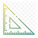 Escuadra Regla Triangulo Icono