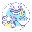 Redes Sociales Publico Objetivo Creador De Tendencias Icono
