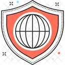 Escudo Ciberespacio Cyber Icono