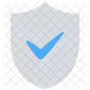 Escudo Si Marca De Verificacion Icono