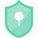 Escudo Antivirus Guarda Ícone