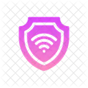 Escudo Servidor Wifi Icono