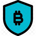 Escudo Bitcoin Icono