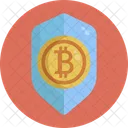 Escudo bitcoin  Ícone