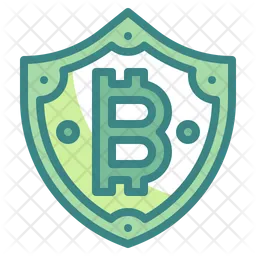 Escudo bitcoin  Icono