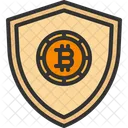 Escudo bitcoin  Ícone