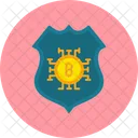 Escudo bitcoin  Ícone