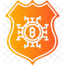 Escudo bitcoin  Ícone