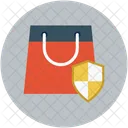 Compras Bolsa Escudo Icono