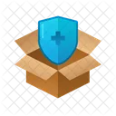 Escudo Isometrica Caja Icon