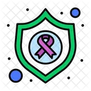 Escudo Do Cancer Protecao Contra O Cancer Cancer Ícone