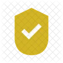 Escudo con marca de verificación  Icono