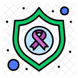 Escudo contra el cáncer  Icono