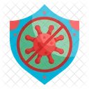 Escudo de coronavirus  Icono