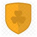 Irlanda Escudo Trevo Ícone