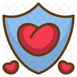 Escudo de amor  Icono