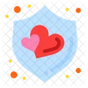 Escudo de amor  Icono