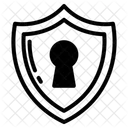 Escudo de ciberseguridad  Icono