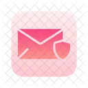 Escudo de e-mail  Ícone