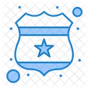 Escudo policial  Icono