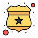 Escudo policial  Icono