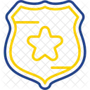 Escudo policial  Icono