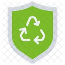 Escudo de reciclaje  Icono