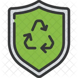 Escudo de reciclaje  Icono