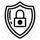 Escudo de segurança cibernética  Ícone