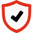 Escudo De Seguridad Etiqueta Proteger Icono