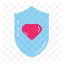 Escudo De Amor Amor Corazon Icono