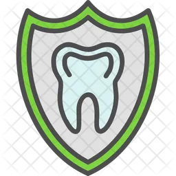 Escudo de dientes  Icono