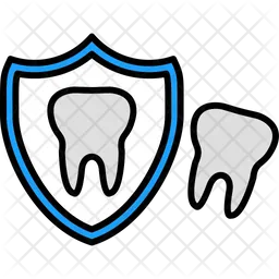 Escudo dental  Icono