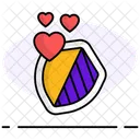 Escudo Do Amor Escudo Escudo Protetor Icon