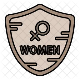 Escudo do Dia da Mulher  Ícone